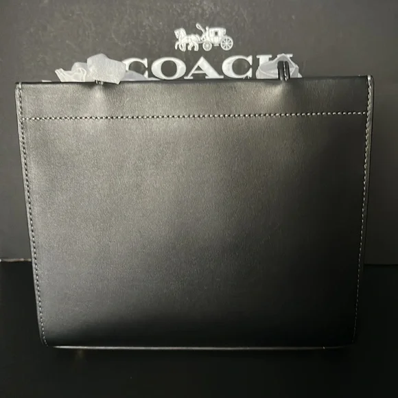 NWT Coach Belvedere Cashin Carry 22 Fire Island Graphic Leather Purse Handbag - Picture 14 of 15